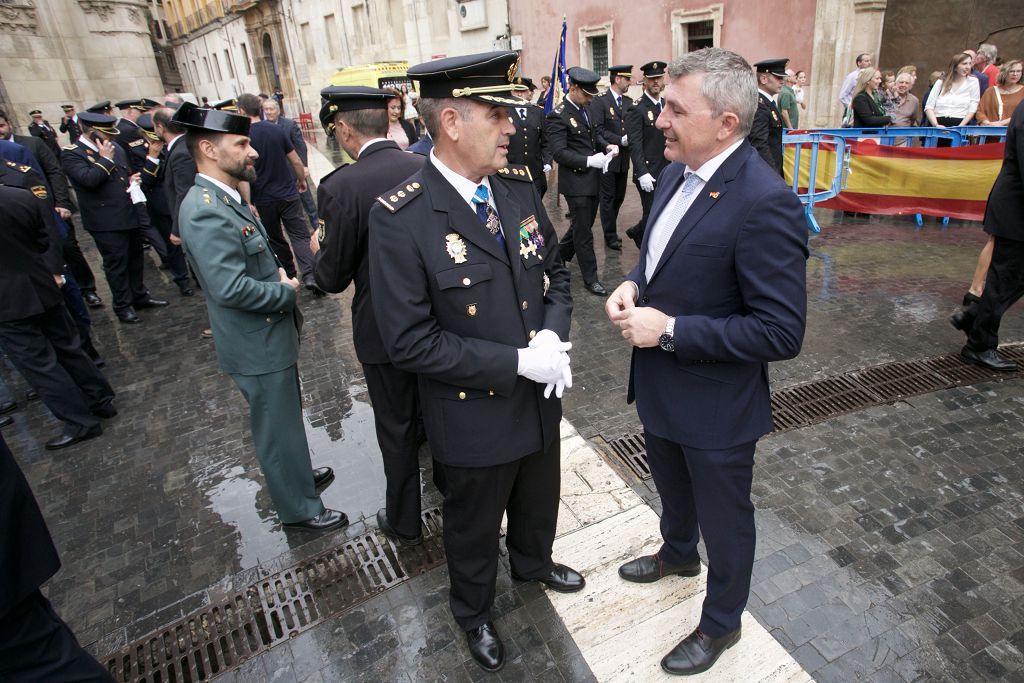 Las imágenes de la celebración de los Santos Ángeles Custodios de la Policía Nacional en Murcia