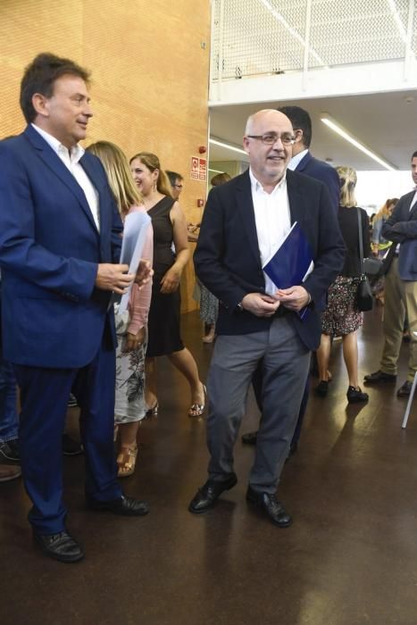 CANARIA. CABILDO INSULAR. LAS PALMAS DE GRAN CANARIA. Firma del pacto de Gobierno del Cabildo de Gran Canaria y presentación de las líneas estratégicas de trabajo. Fotos: Juan Castro  | 26/07/2019 | Fotógrafo: Juan Carlos Castro