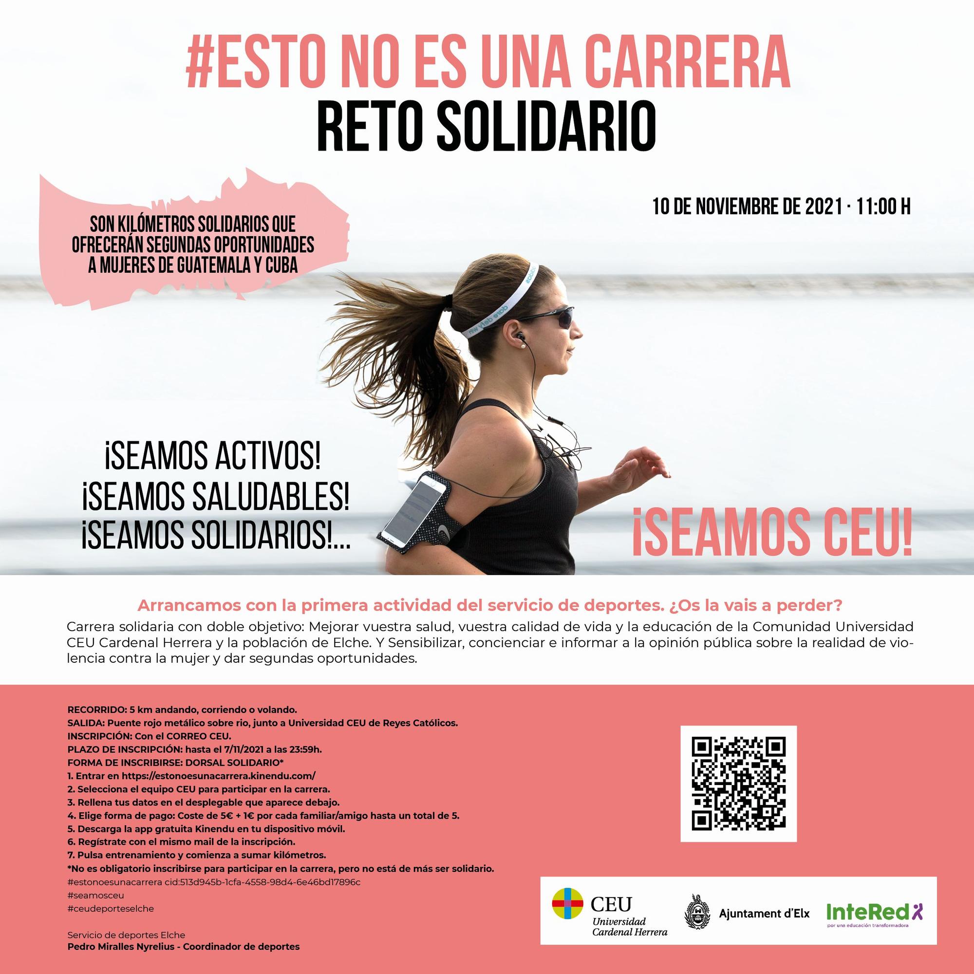El CEU organiza una Carrera Solidaria e l10 de noviembre contra violencia  machista - Información
