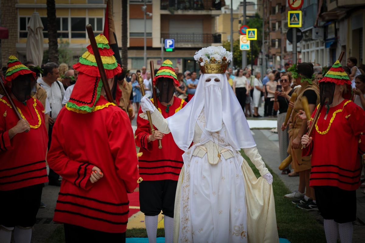 La Moma en el Corpus Christi de Torrent.