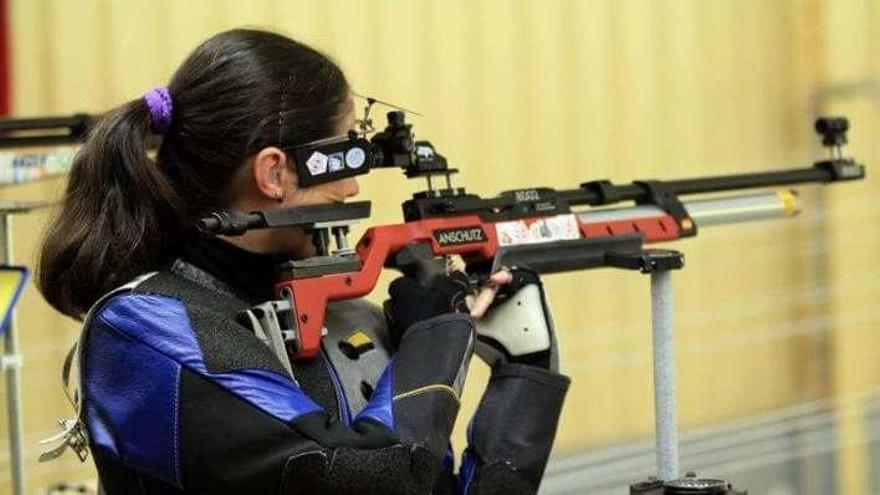 Susana Fontán, durante el campeonato.