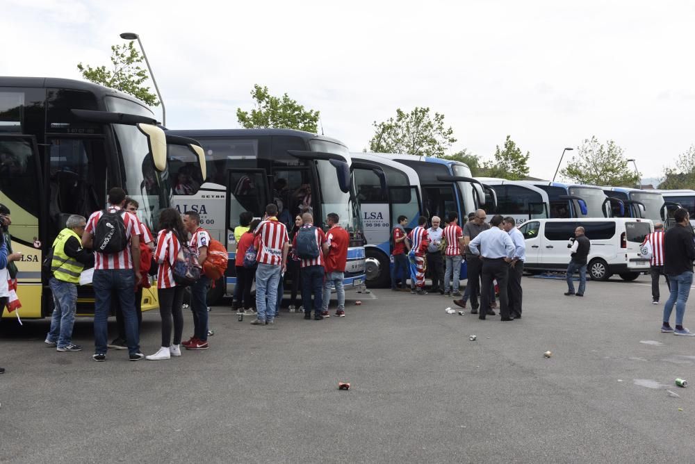 La Mareona en Valladolid para el play off del Sporting