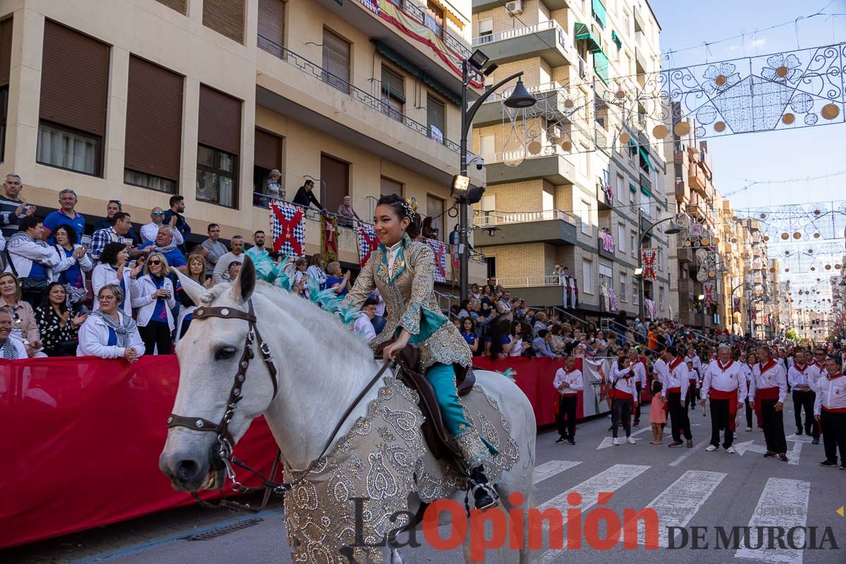 Procesión de subida a la Basílica en las Fiestas de Caravaca (Bando de los Caballos del vino)