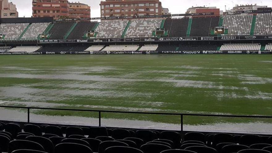 El Estadio Castalia ya no aguanta las primeras precipitaciones