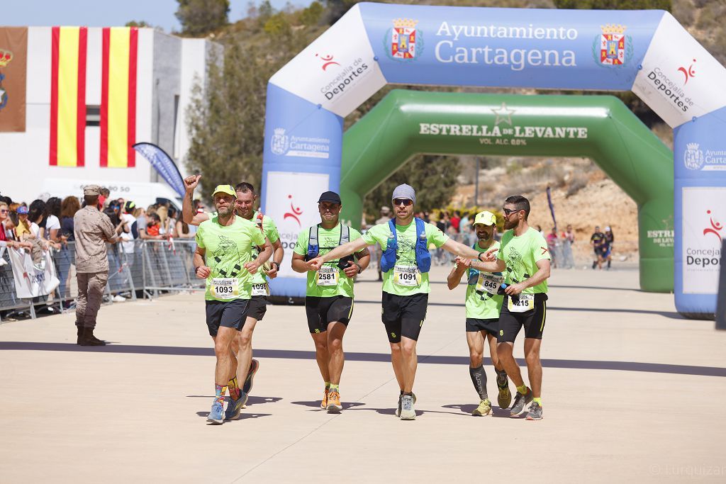 Ruta de las Fortalezas de Cartagena: llegadas a la meta