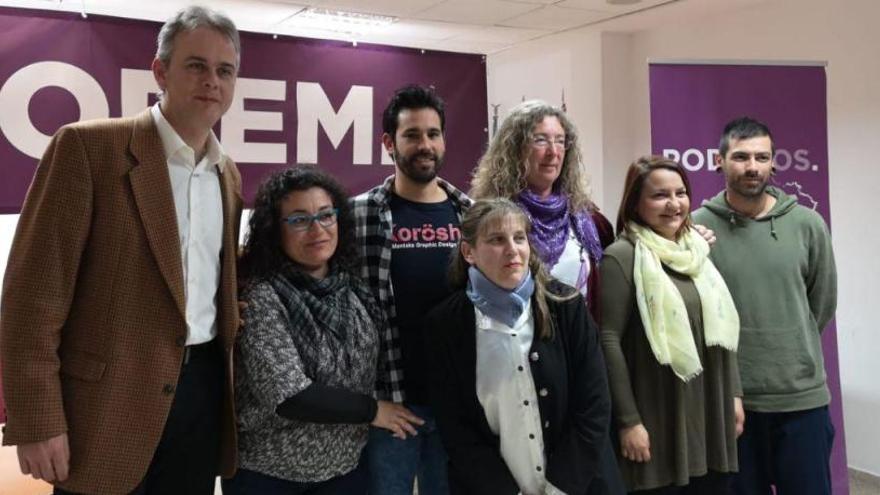 Podemos organiza en el Barrio del Cristo un acto con Héctor Illueca