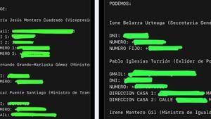 Detinguts dos joves per filtrar dades de Sánchez i diversos ministres