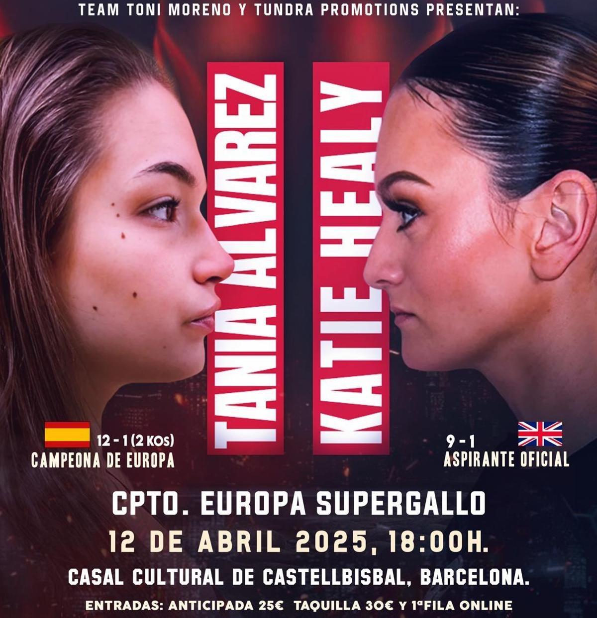 Cartel oficial de la velada