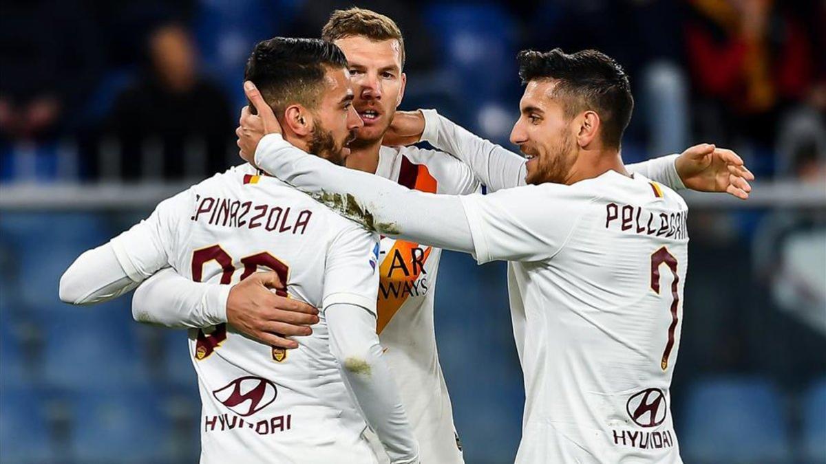La Roma venció por 1-3 al Genoa en el Luigi Ferraris