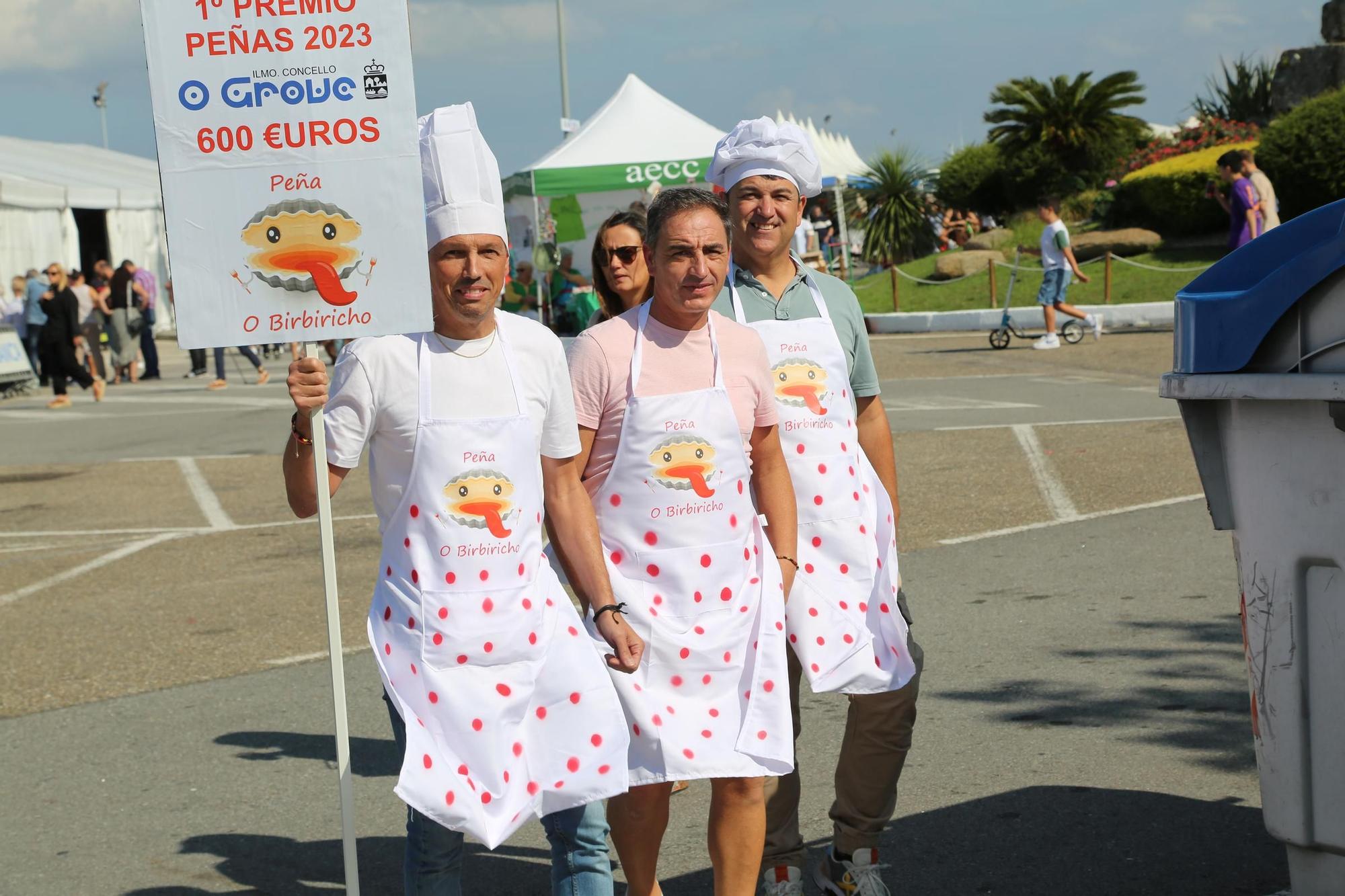 La Festa do Marisco de O Grove, esta mañana.