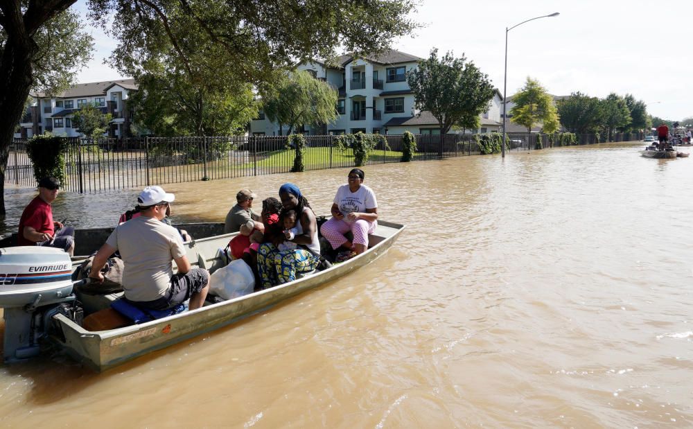 La tormenta tropical Harvey asola Texas