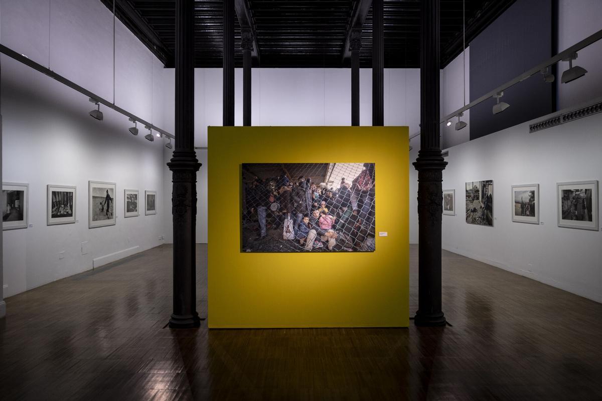 En imágenes | Exposición del reportero de guerra Gervasio Sánchez en el Paraninfo de Zaragoza