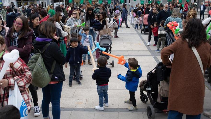 Acto en favor de la escuela pública en La Marina.