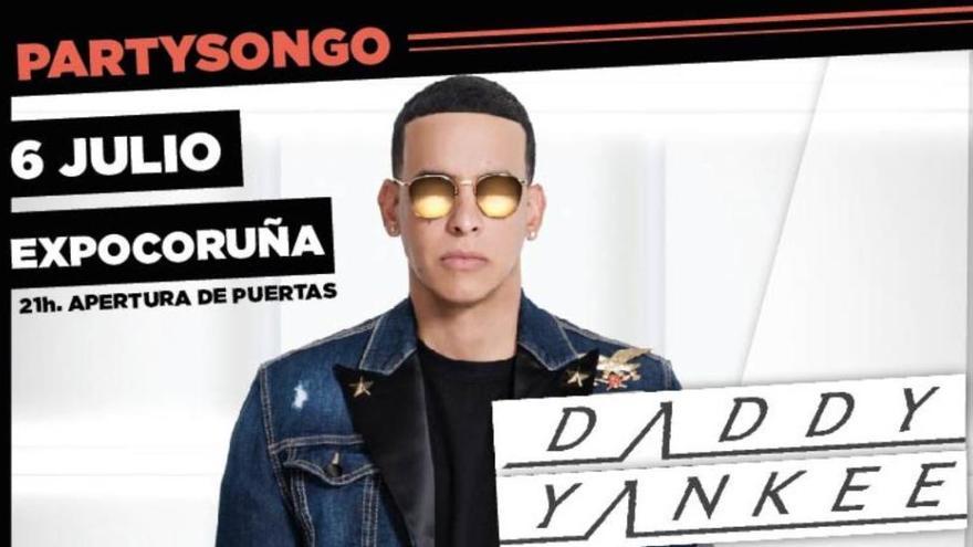 A la venta las entradas para el concierto de Daddy Yankee, Orishas y Fuego en A Coruña