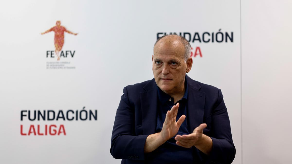 Tebas valora la renuncia de Rubiales y pide centrarse en reparar el daño reputacional