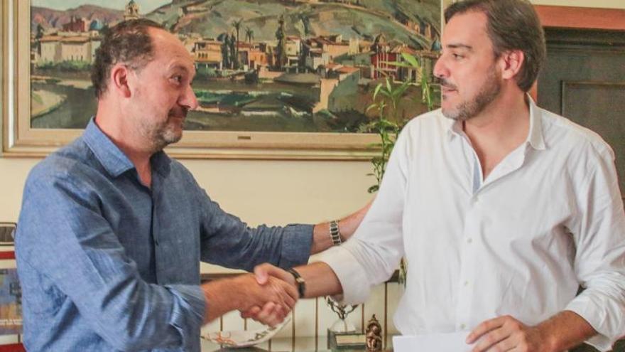 Bascuñana y López-Bas, el día que firmaron el pasado julio el pacto de gobernabilidad