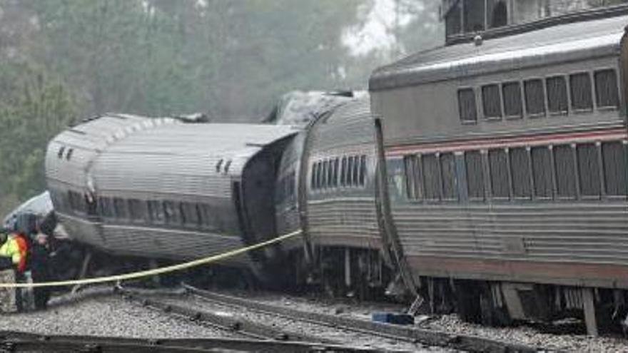 Els dos trens es van accidentar a prop d&#039;una cruïlla