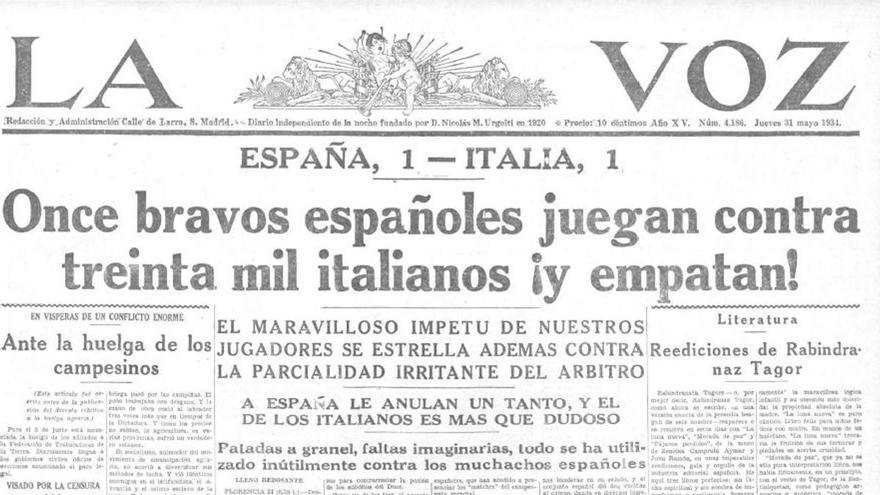 90 años de &#039;La Batalla de Florencia&#039;: el &quot;amaño&quot; contra España en el Mundial de Mussolini