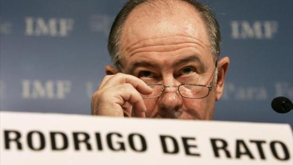 Rodrigo Rato, en el 2007, cuando aún era director del Fondo Monetario Internacional (FMI).