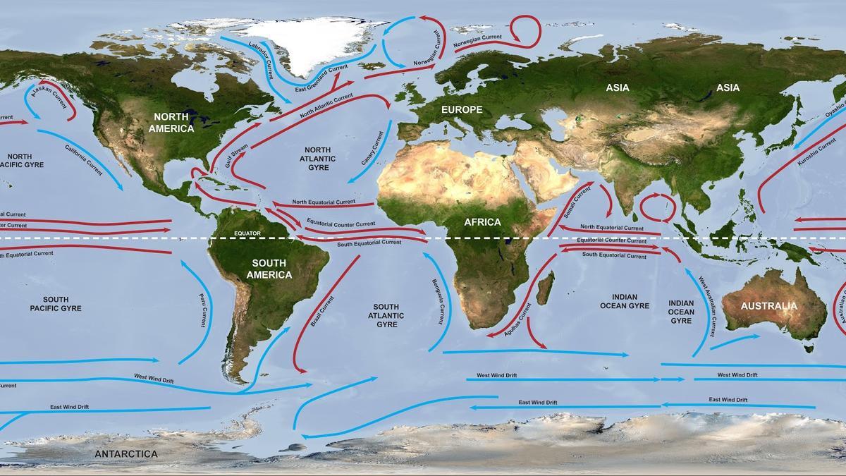 ¿Cómo se forman las corrientes marinas y cómo funcionan?