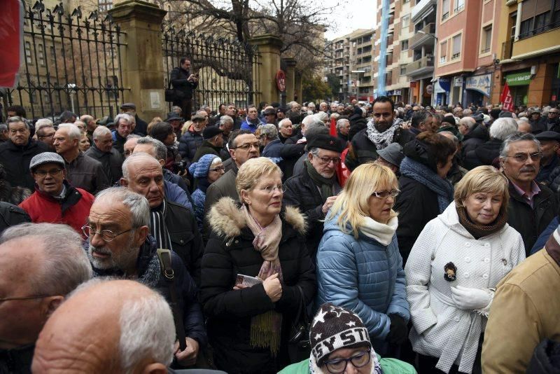 Protesta de jubilados en Zaragoza