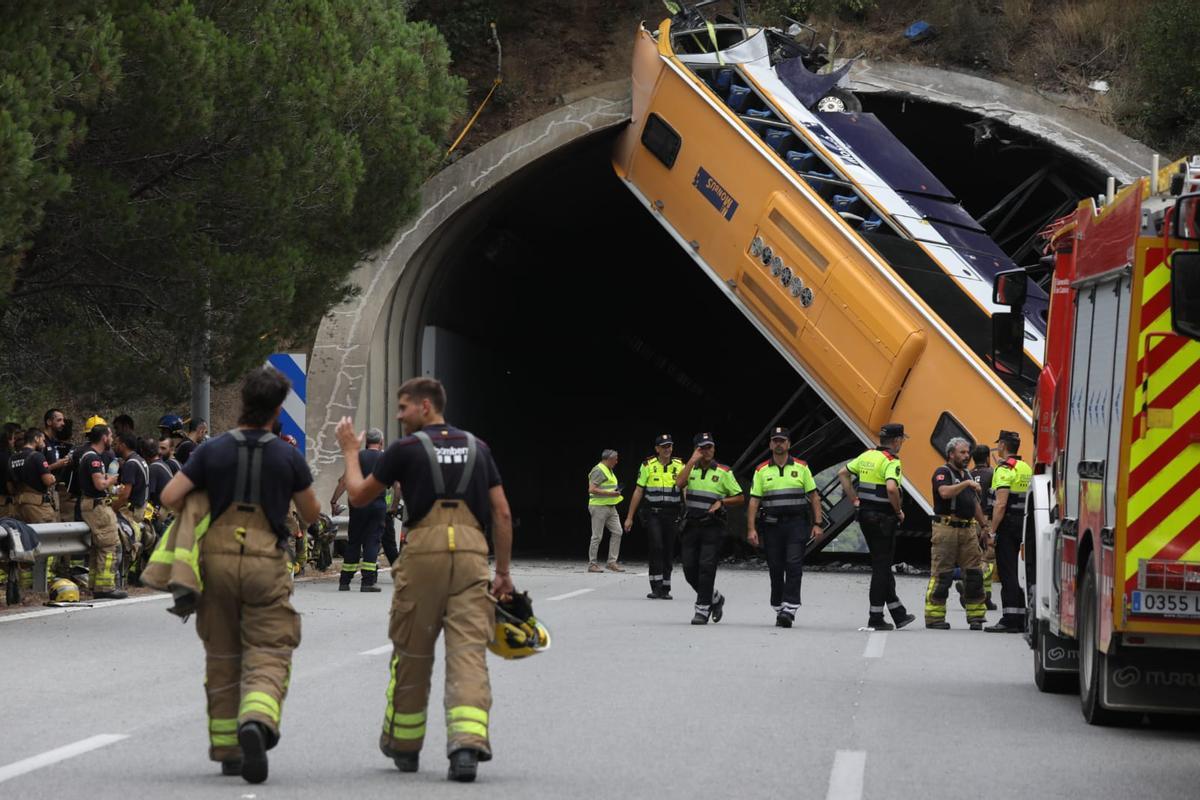 El accidente de autobús en la C-32