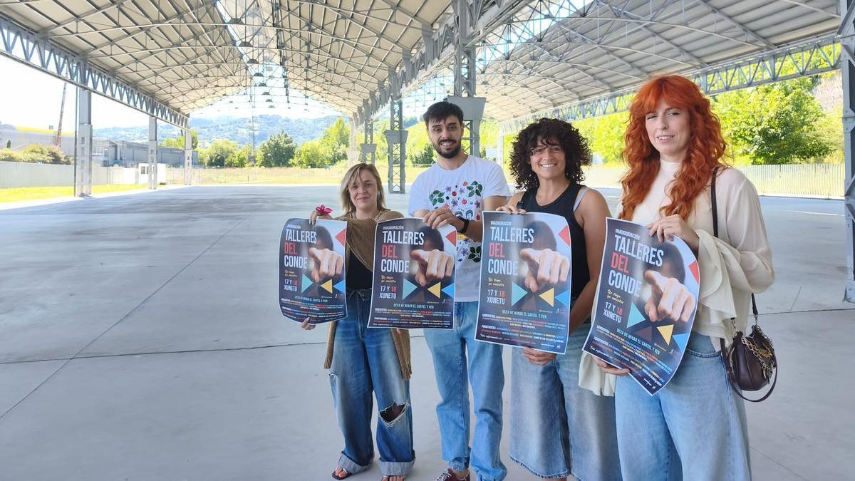 Por la izquierda, Marina Casero, Pablo Carrera, Mariajo Baudot y Marisa Valle Roso.