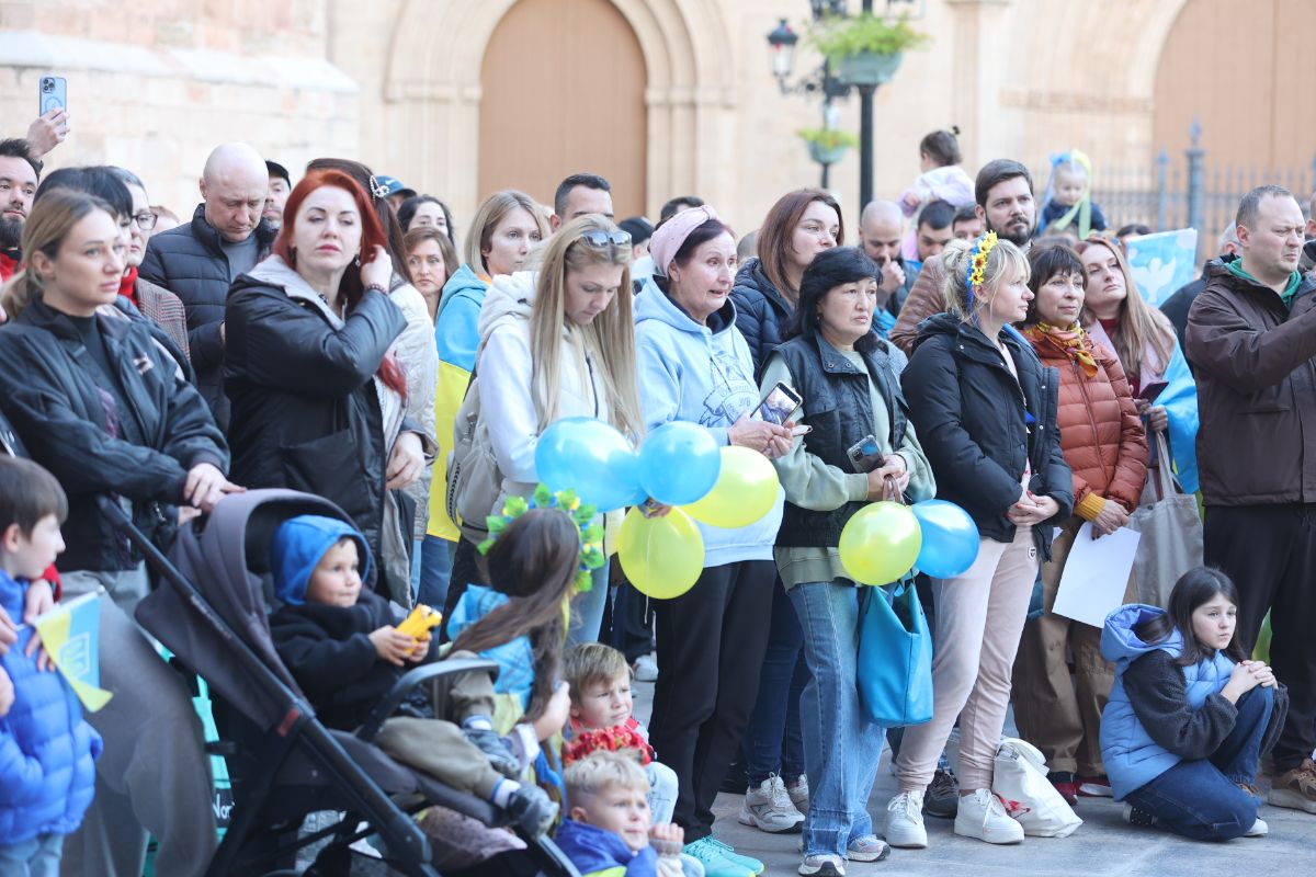 Galería: Manifestación de ucranianos en Castellón