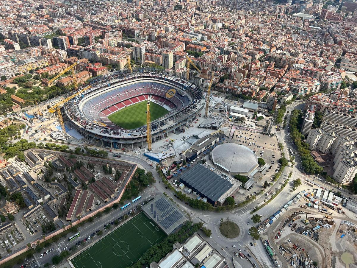 El Spotify Camp Nou sigue tomando forma entre la incertidumbre