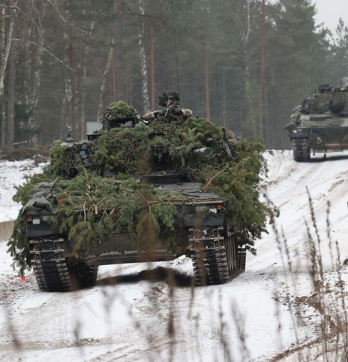 Un batalló de combat danès en una unitat de suport a Letònia.  | THOMAS REIMANN / EXÈRCIT DE DINAMARCA