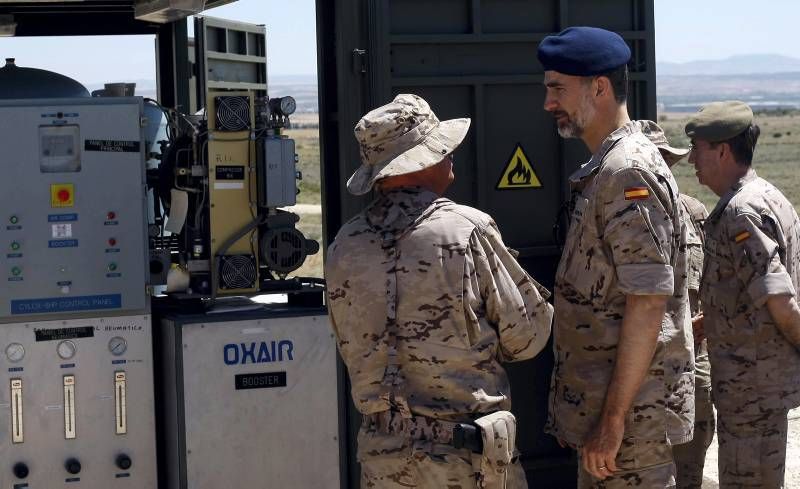 Felipe VI en Centro Nacional de Adiestramiento San Gregorio