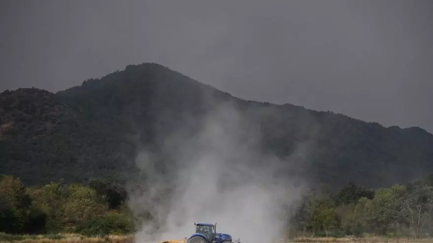 Vídeo | Así arde el entorno de Santa Cruz de la Serós