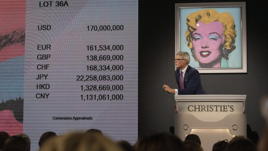 195 millones de dólares por una ‘Marilyn’ de Warhol