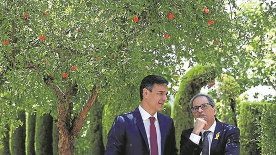 Sánchez y Torra inician el deshielo