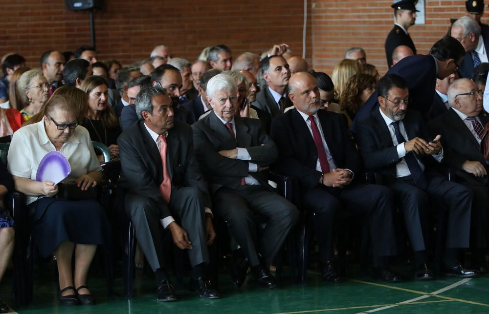 El subdelegado del Gobierno, Miguel Briones, ha presidido el acto y ha centrado gran parte de su discurso al desafío independentista en Cataluña.