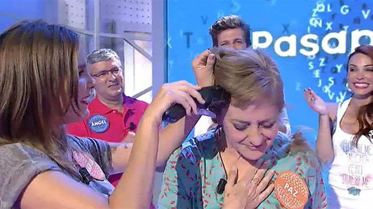 Paz Herrera, durante su victoria en 'Pasapalabra'