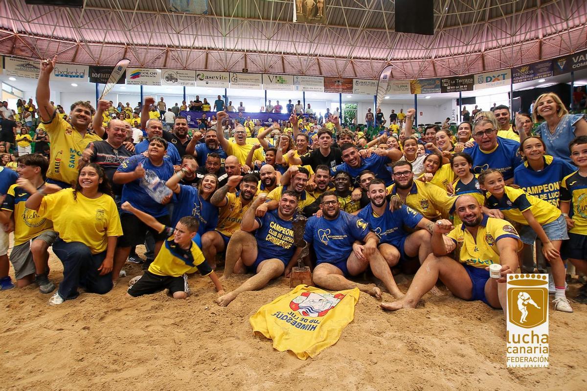 El Chimbesque, mejor equipo de Canarias de lucha canaria