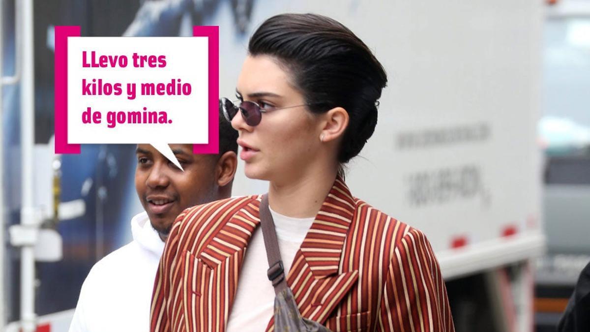 Kendall Jenner con look masculino