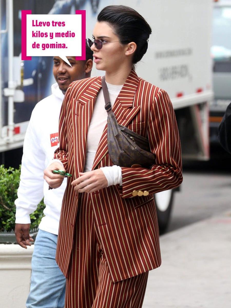 Kendall Jenner con look masculino
