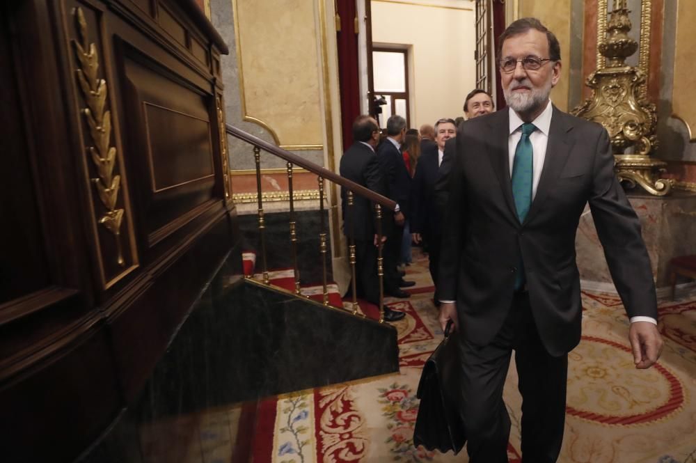 El Congreso celebra la moción de censura a Mariano Rajoy