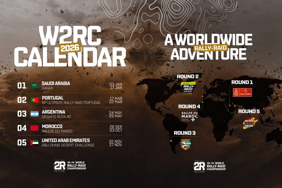 Calendario Campeonato Mundial de Rally Raid 2026