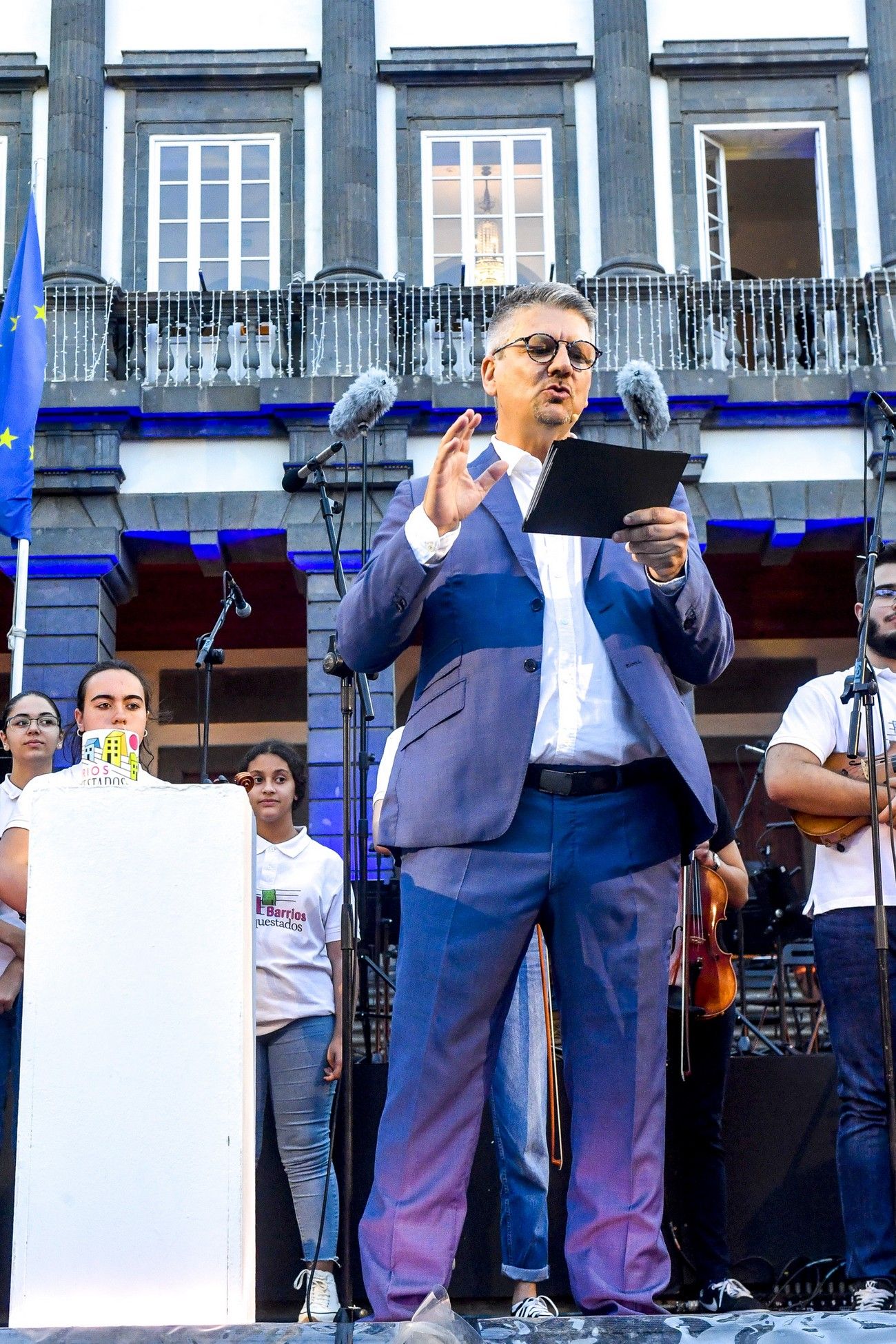 José Brito en el pregón de las Fiestas Fundacionales 2022 de Las Palmas de Gran Canaria