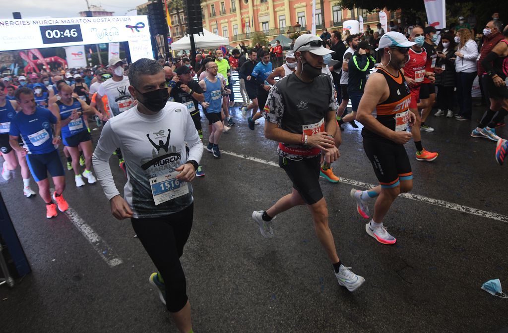 Así fue la salida de la maratón y la media maratón de Murcia (II)