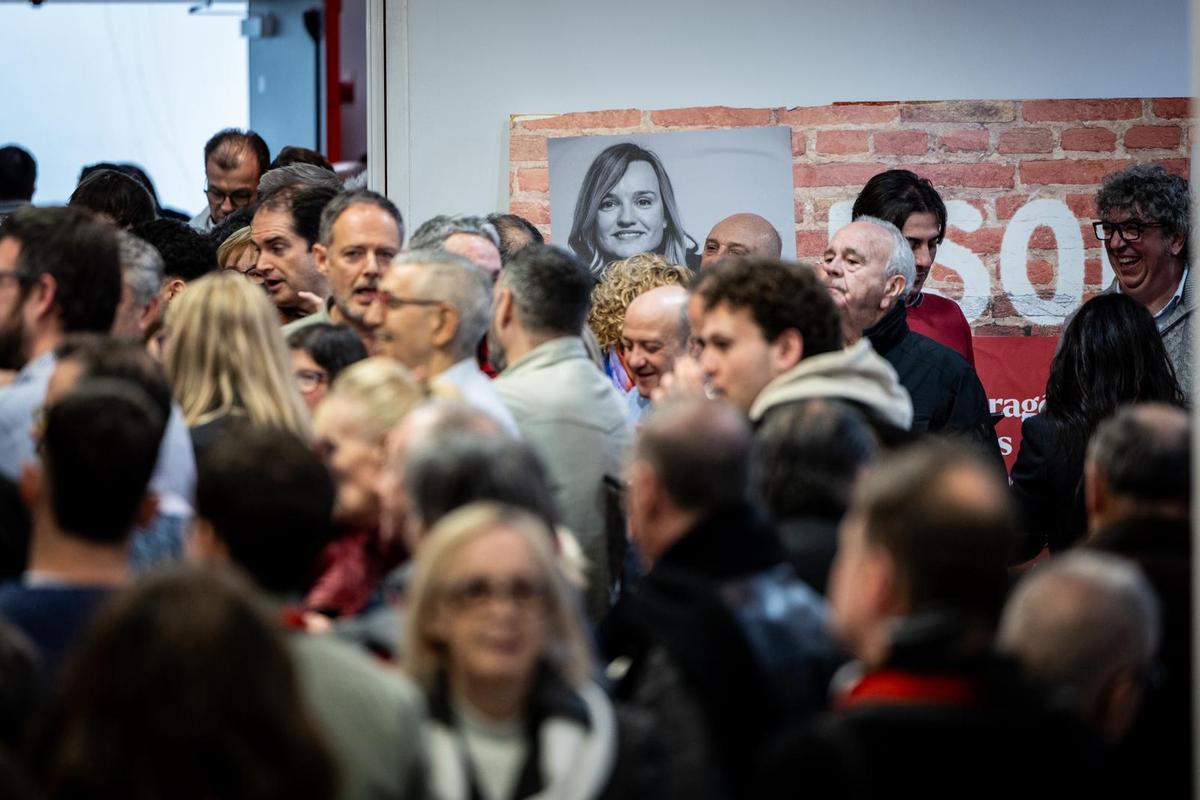 EN IMÁGENES | El PSOE de Pilar Alegría reacciona a los resultados electorales EN IMÁGENES | El PSOE de Pilar Alegría reacciona a los resultados electorales