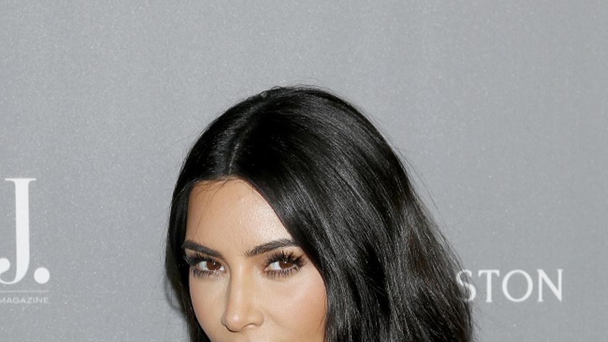 Kim Kardashian con total denim look