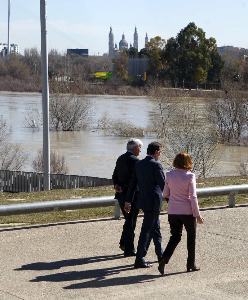 Fotogalería de la visita de Rajoy a la ribera del Ebro