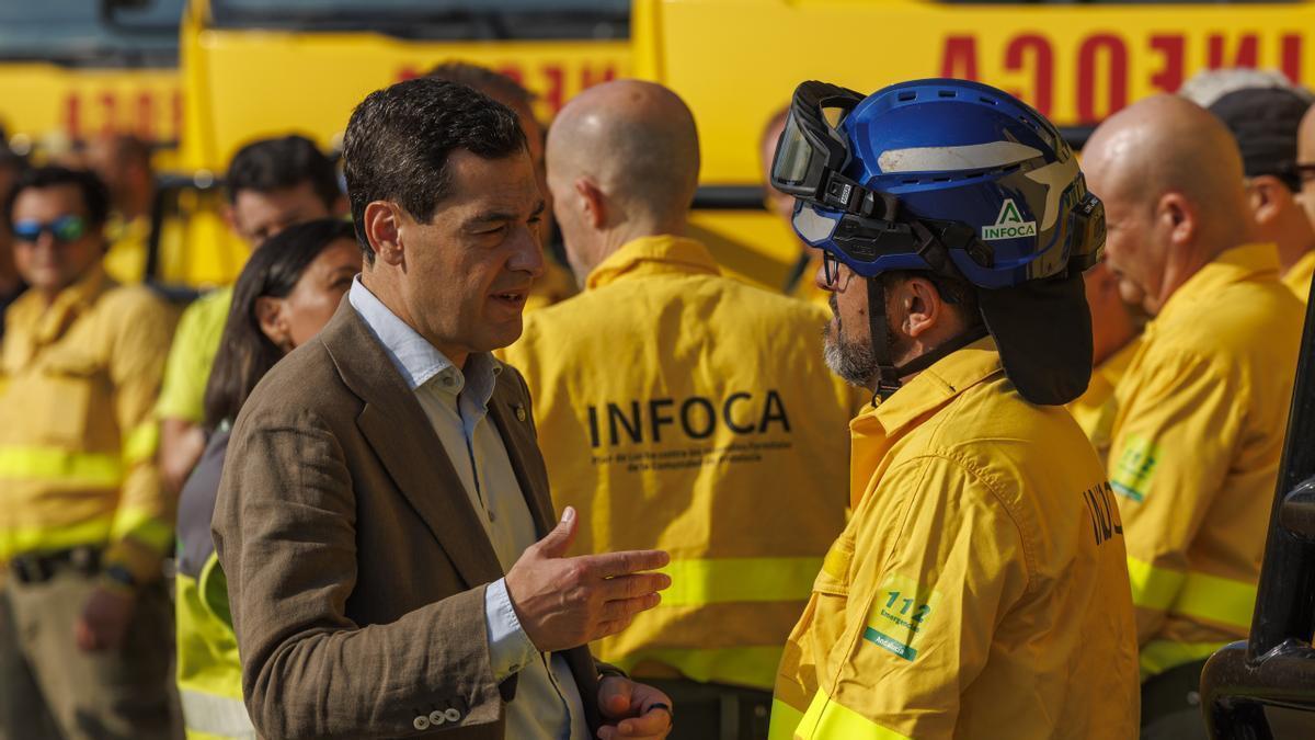 VÍDEO | Juanma Moreno: "Hago aquí una llamada de atención también para que la Administración General del Estado nos trate de igual a igual que al resto de comunidades autónomas"