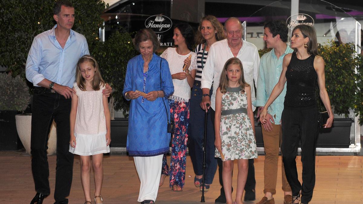 La Familia Real disfrutando de las vacaciones en Mallorca