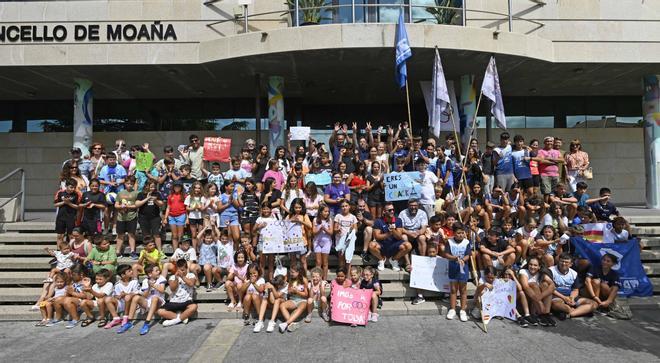 Moaña recibe entre aplausos a su olímpico Rodrigo Conde