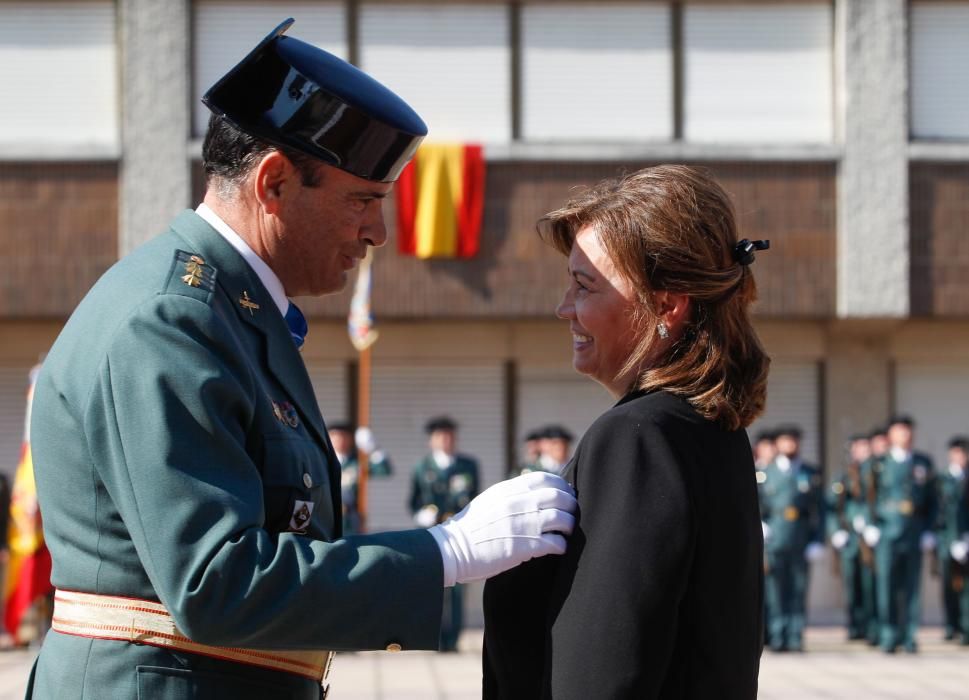 Acto del Día de la Hispanidad en el cuartel de El Rubín, en Oviedo